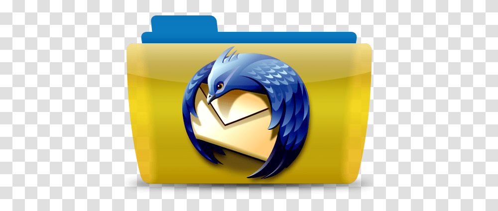 Thundebird Mail Bird Folder File Mozilla Thunderbird Logo Download, Graphics, Art, Animal, Bluebird Transparent Png