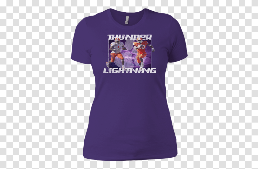 Thunder And Lightning Purple, Clothing, Apparel, T-Shirt, Person Transparent Png