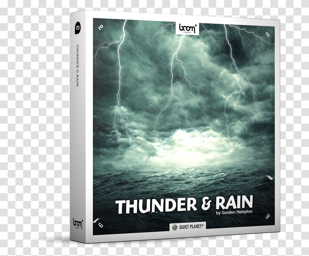 Thunder And Rain Nature Ambience Sound Effects Library Boom Library Thunder And Rain, Electronics, Outdoors, Computer, Screen Transparent Png