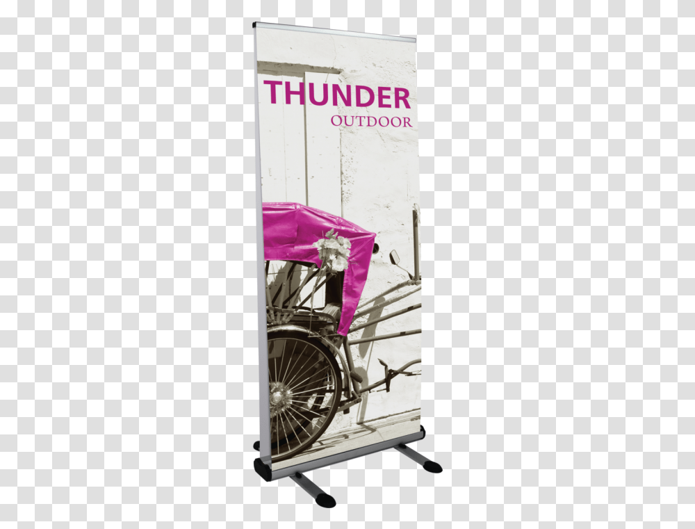Thunder Outdoor Banner Stand, Wheel, Machine, Chair, Furniture Transparent Png