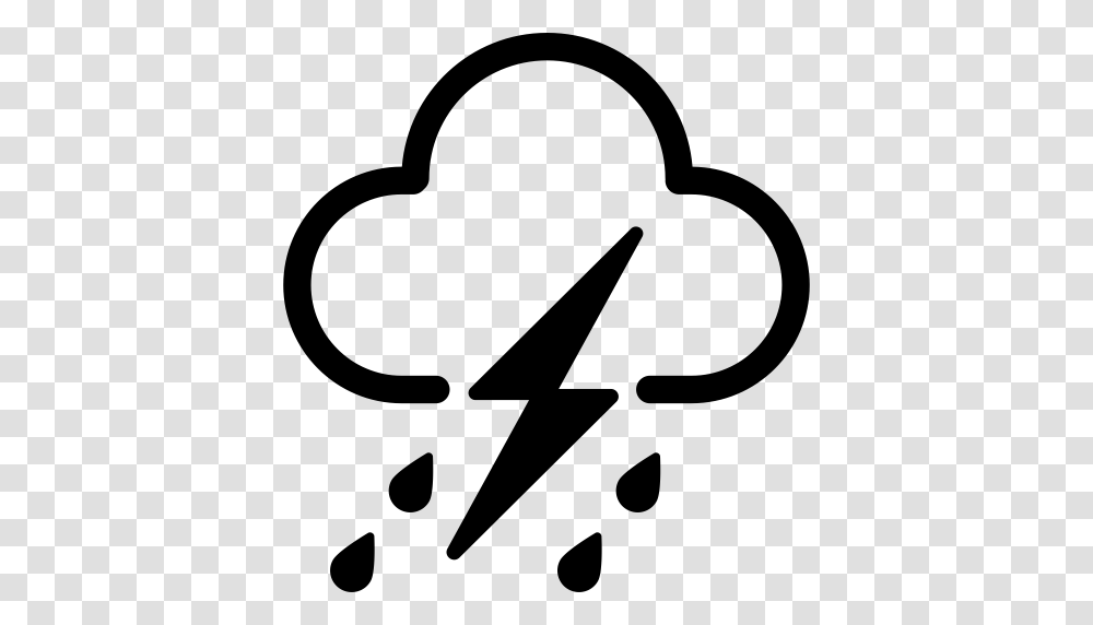 Thunder Shower Thunder Icon With And Vector Format, Gray, World Of Warcraft Transparent Png