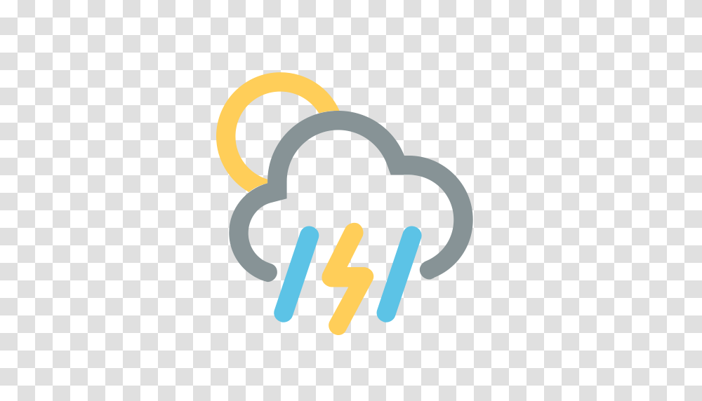 Thunder Shower Thunder Weather Icon With And Vector Format, Crowd, Light, Hand Transparent Png
