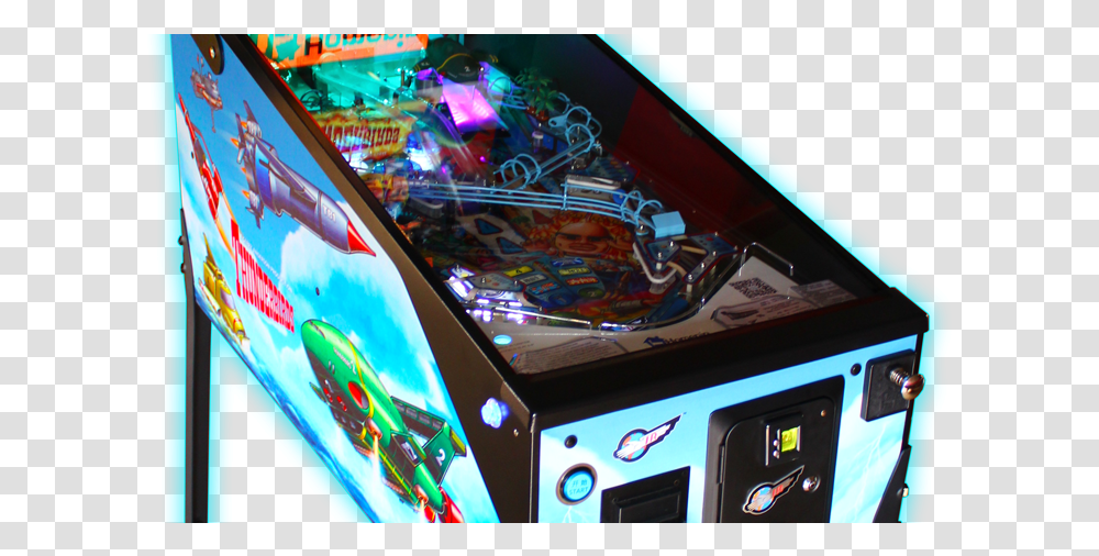 Thunderbirds Pinball Machine Uk Distributor Announced, Arcade Game Machine, Video Gaming, Lighting Transparent Png