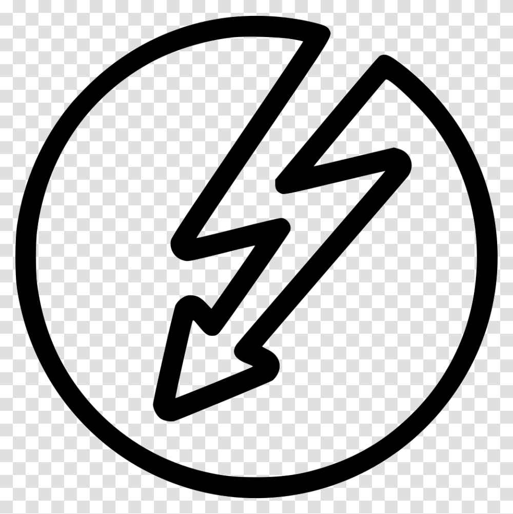Thunderbolt Icon, Number, Dynamite Transparent Png