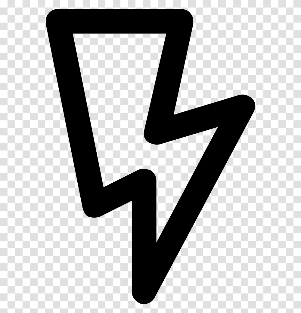 Thunderbolt Icon, Sign, Word Transparent Png