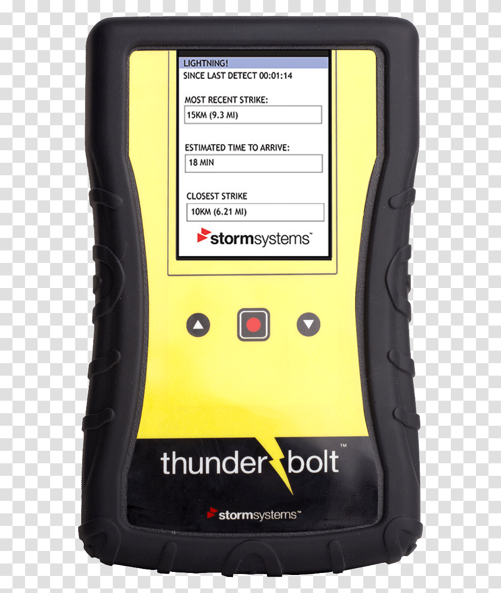 Thunderbolt Lightning Detector Detector De Tormentas, Mobile Phone, Electronics, Cell Phone, Hand-Held Computer Transparent Png