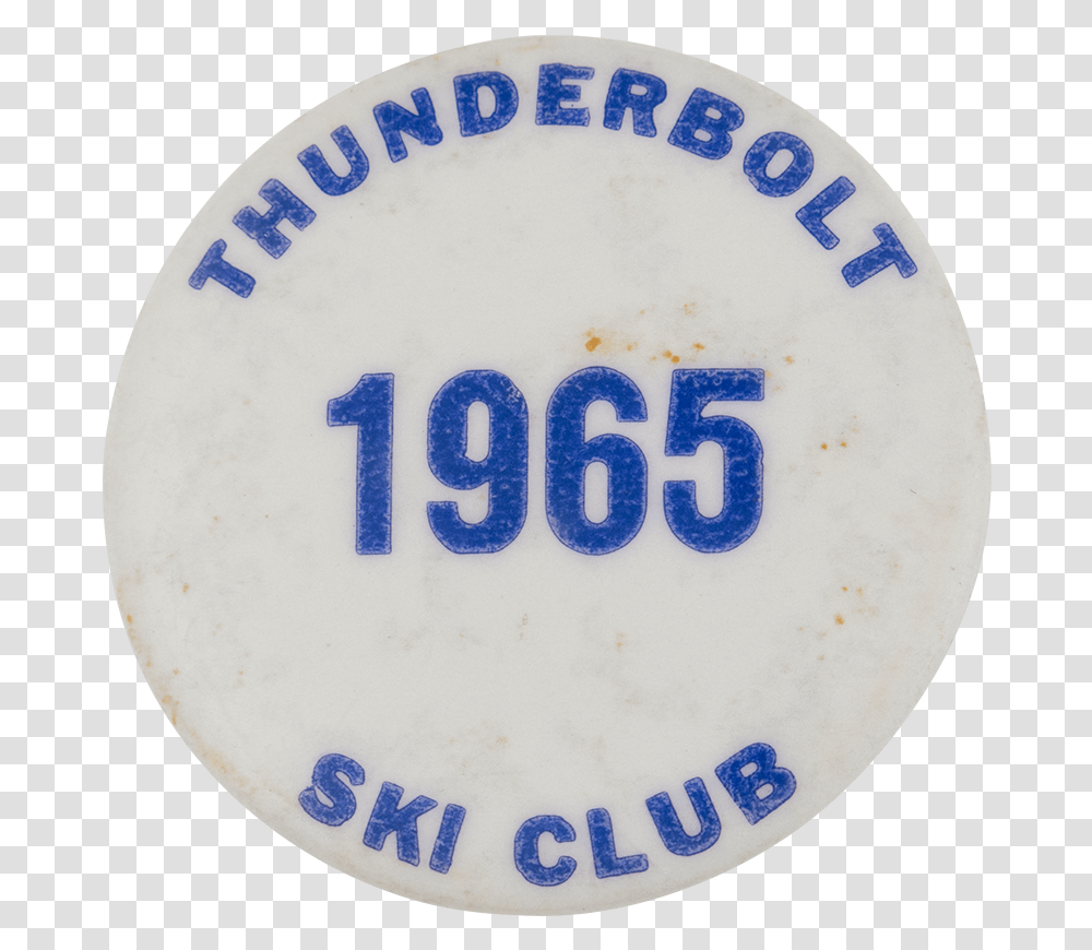 Thunderbolt Ski Club Club Button Museum Badge, Logo, Trademark, Egg Transparent Png