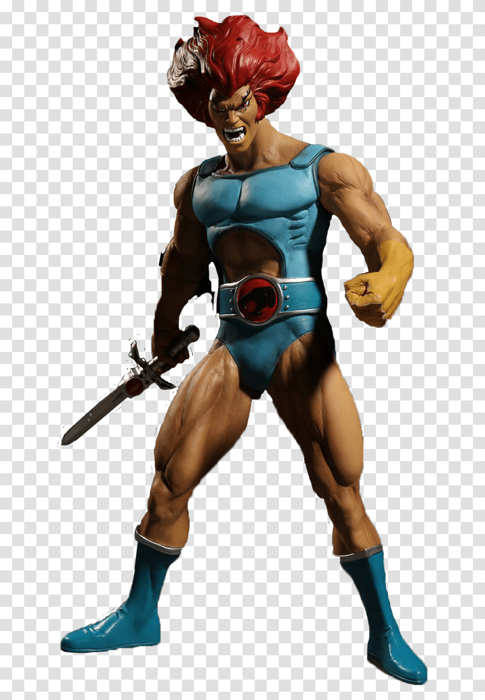 Thundercats Lion Thundercats Mezco Toys, Person, Human, Fitness, Working Out Transparent Png