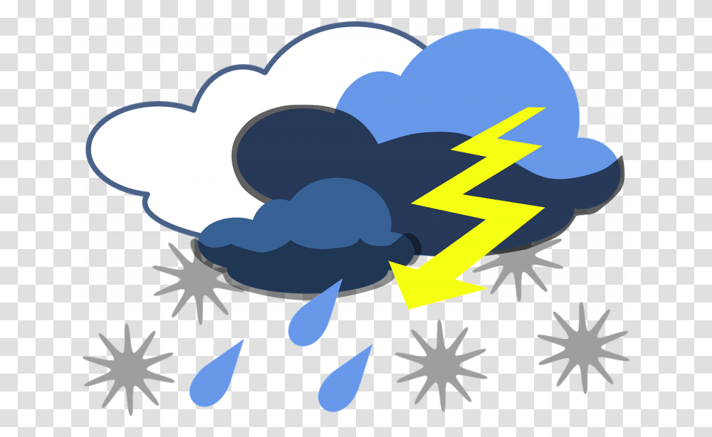 Thunderstorm Clipart Free Lightning Storm Thunder Free Storm Clip Art, Outdoors, Nature, Sky Transparent Png