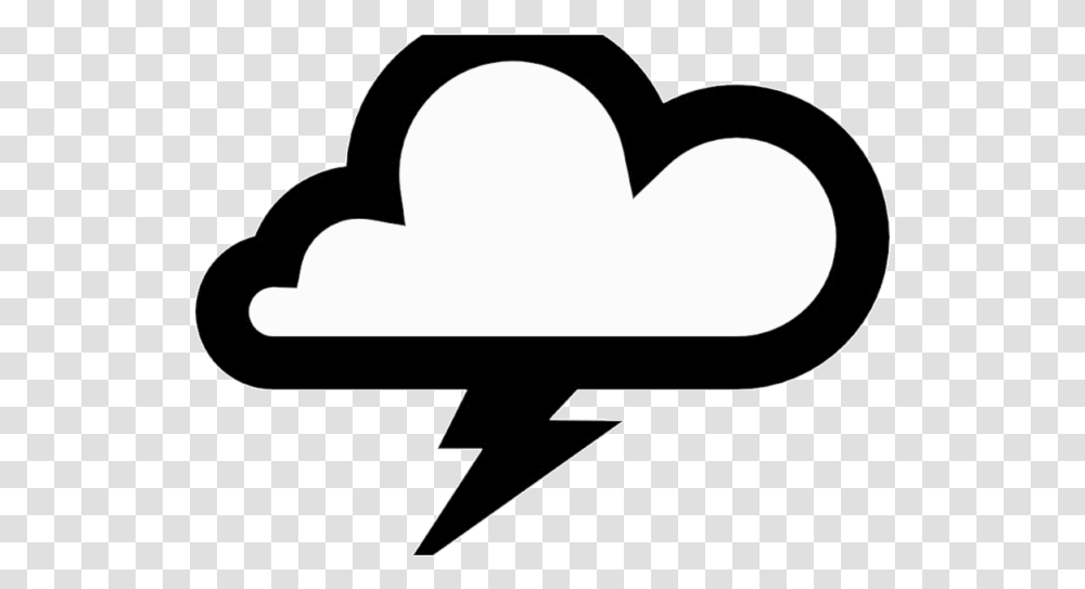 Thunderstorm Clipart Lightning Bolt Thunder Cloud Vector Thunderstorm Icon, Stencil, Label Transparent Png