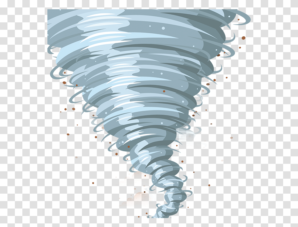 Thunderstorm Clipart Tornado Cloud Tornado Cartoon, Outdoors, Nature, Ice Transparent Png