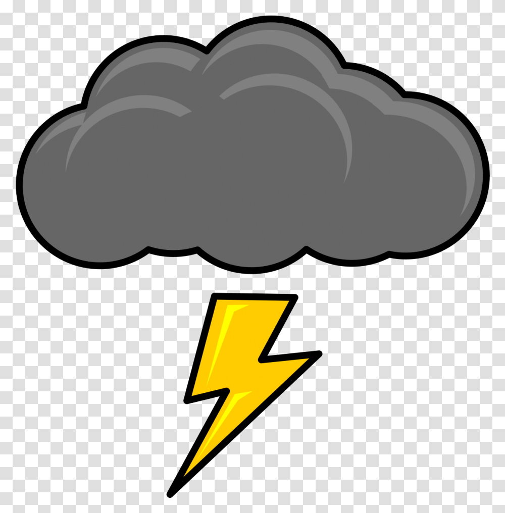 Thunderstorm Lightning Clip Art Thunder Cloud Clipart, Hand, Text, Smoke, Car Transparent Png