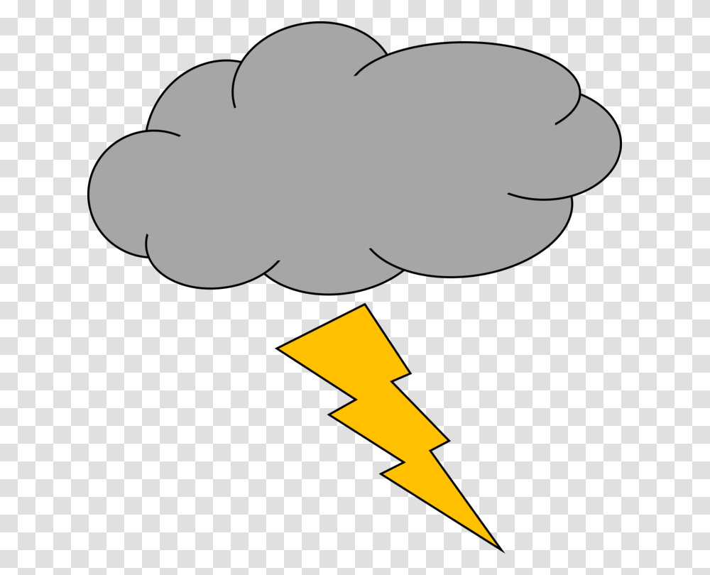 Thunderstorm Lightning Strike Cloud, Hand, Star Symbol Transparent Png