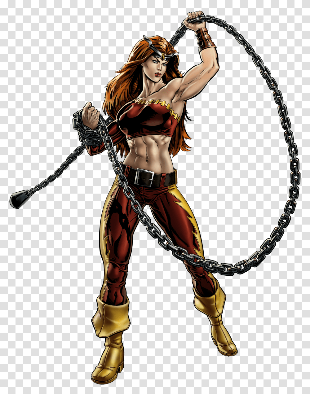 Thundra Marvel, Person, Human, Bow, Archery Transparent Png