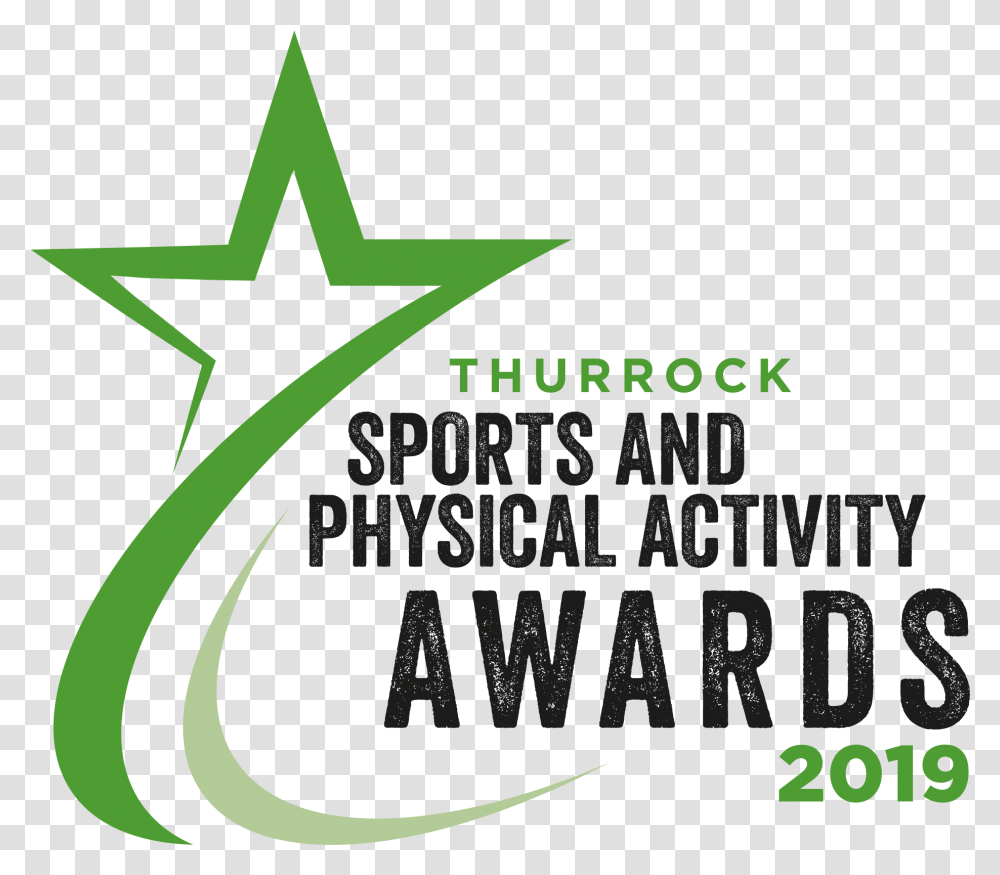 Thurrock Sports Awards 2019 Graphic Design, Symbol, Star Symbol, Text, Cross Transparent Png