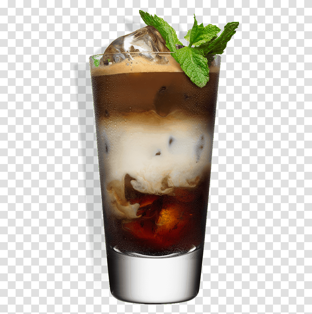 Tia Mint Frapp Recipe Rum Tia Maria Cocktail, Alcohol, Beverage, Mojito, Glass Transparent Png