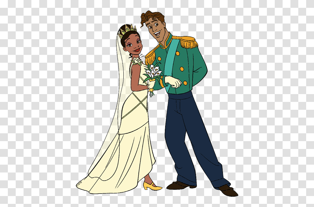 Tiana Disney Wedding, Person, Military Uniform, Robe Transparent Png
