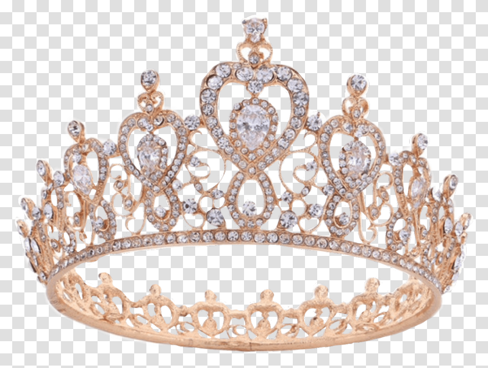 Tiara Clipart Rose Gold Crown, Chandelier, Lamp, Jewelry, Accessories Transparent Png