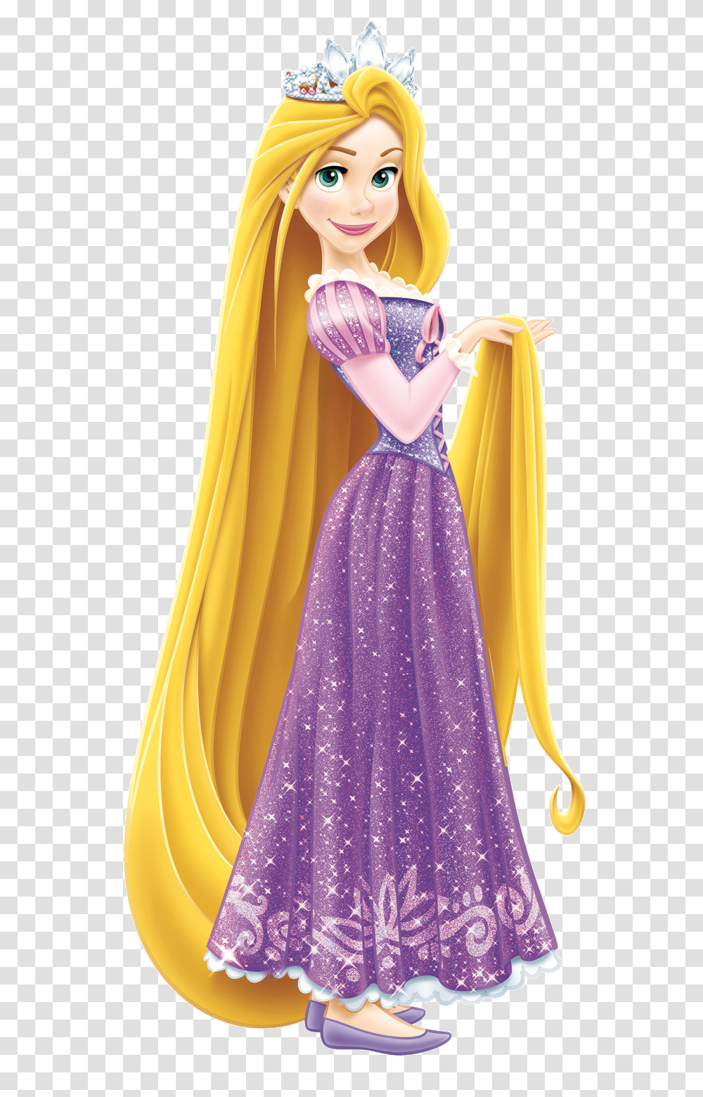 Tiara Princess Rapunzel, Clothing, Evening Dress, Robe, Gown Transparent Png
