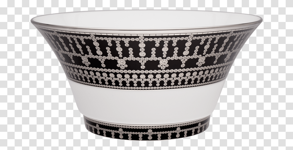 Tiara Salad Bowl Black And Platinum Blue And White Porcelain, Art, Pottery, Rug, Mixing Bowl Transparent Png