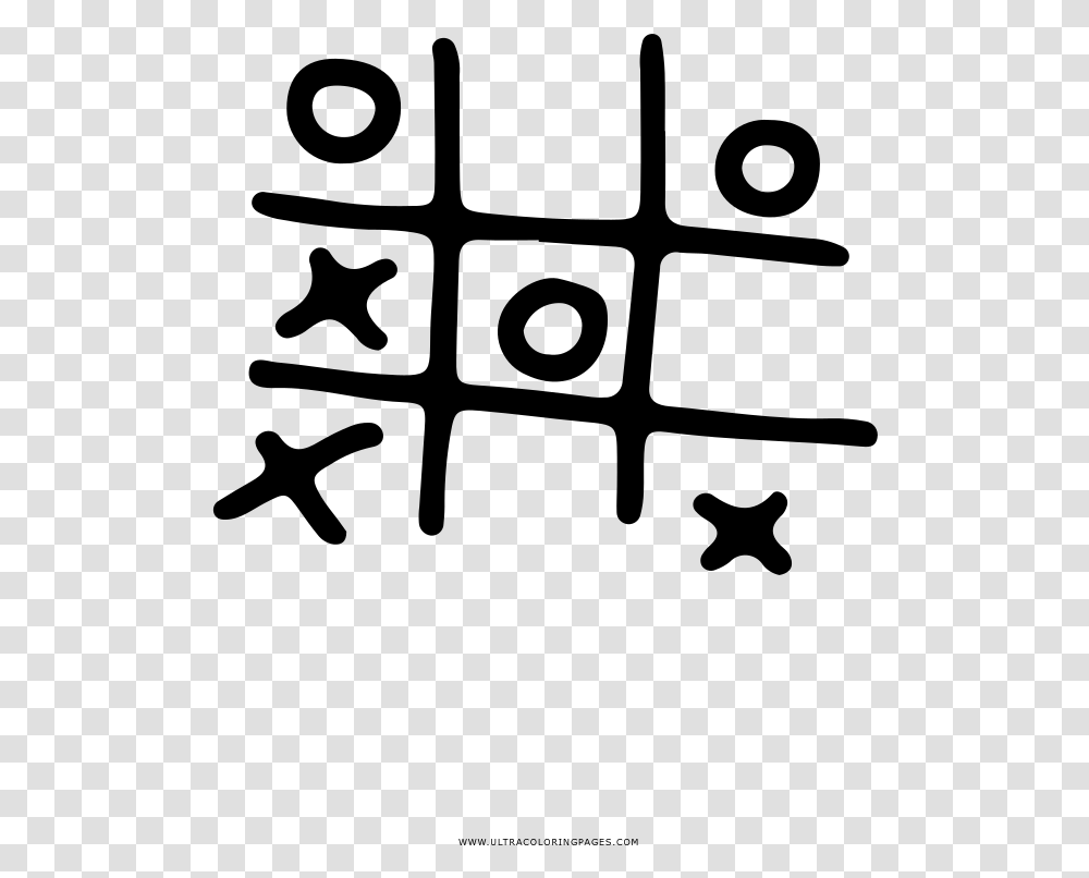 Tic Tac Toe Coloring Page, Gray, World Of Warcraft Transparent Png