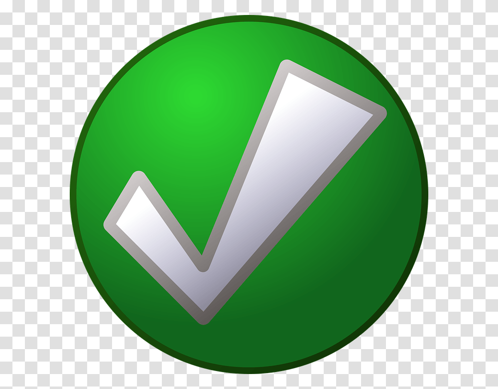 Tick Button Yes Correct Check Green Ok Vote Valid Clipart, Logo, Trademark, Cone Transparent Png