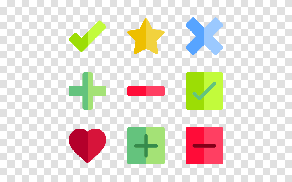 Tick Icons, First Aid, Star Symbol, Number Transparent Png