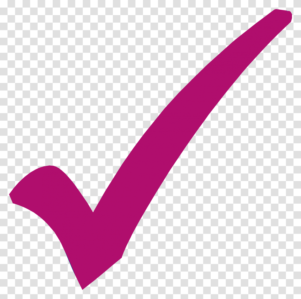 Tick Purple Symbol Whats Included Our Tropical Retreat Check Mark Hot Pink, Logo, Trademark, First Aid, Red Cross Transparent Png