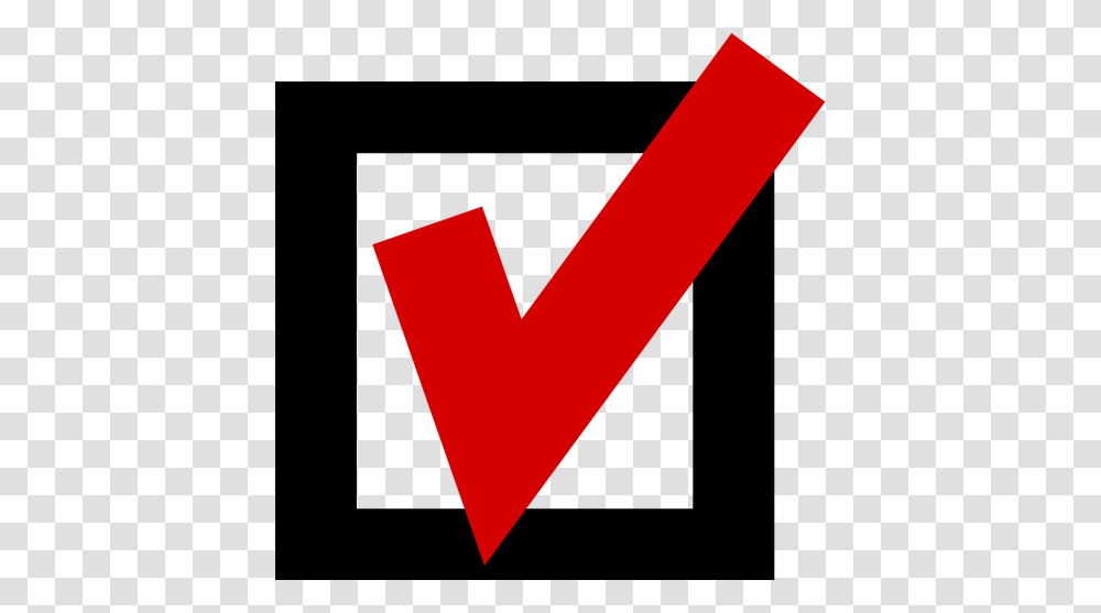 Ticked Yes Voting Sign Vector Drawing, Alphabet, Word Transparent Png