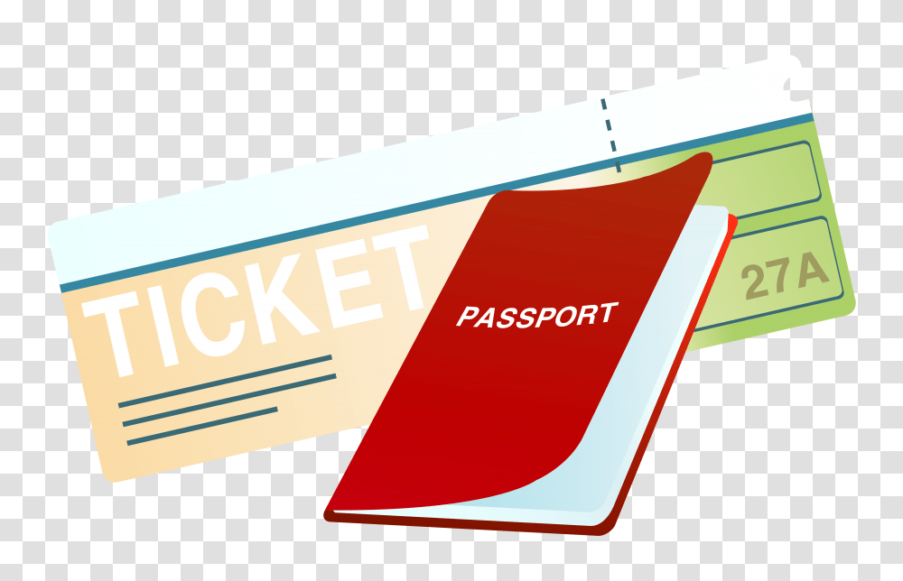 Ticket And Passport Clipart, Advertisement, Poster, Paper Transparent Png