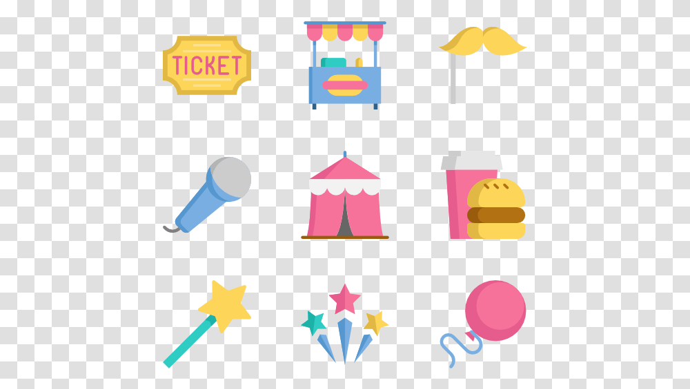 Ticket Circo Emergency Icons, Circus, Leisure Activities, Star Symbol Transparent Png