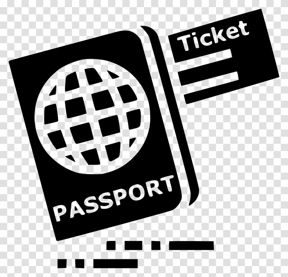 Ticket Passport Travel Visa Identity Tourism Document Icon Passport Visa, Electronics, Stencil, Emblem Transparent Png