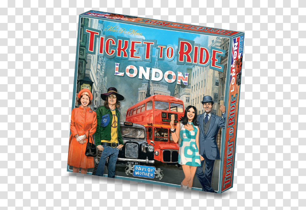 Ticket To Ride London, Person, Bus, Vehicle, Transportation Transparent Png