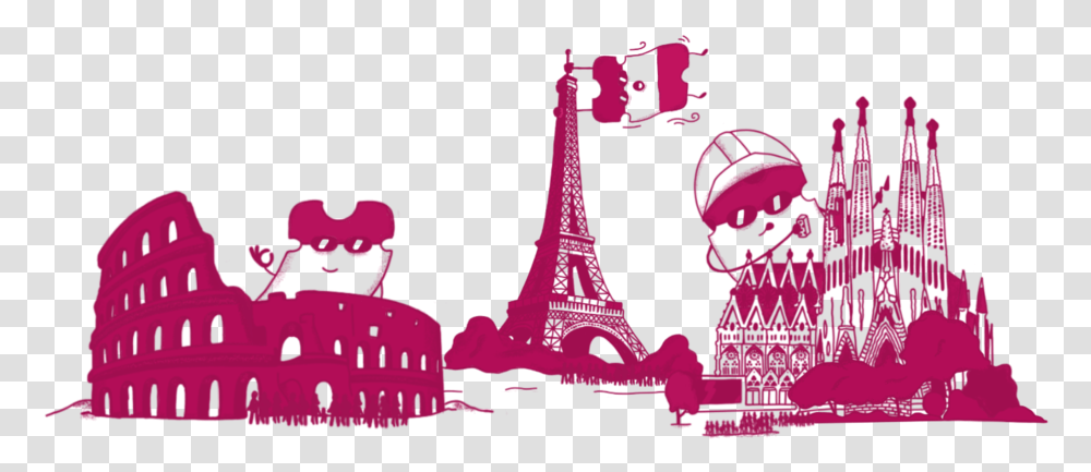 Ticketlens Illustration, Poster, Urban, Silhouette Transparent Png