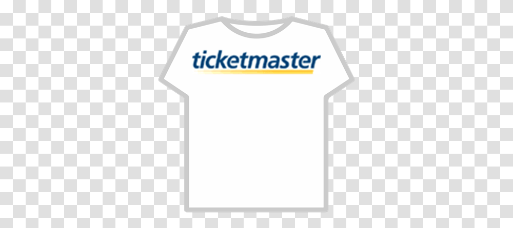 Ticketmaster Roblox Ticketmaster, Clothing, Apparel, T-Shirt, Text Transparent Png