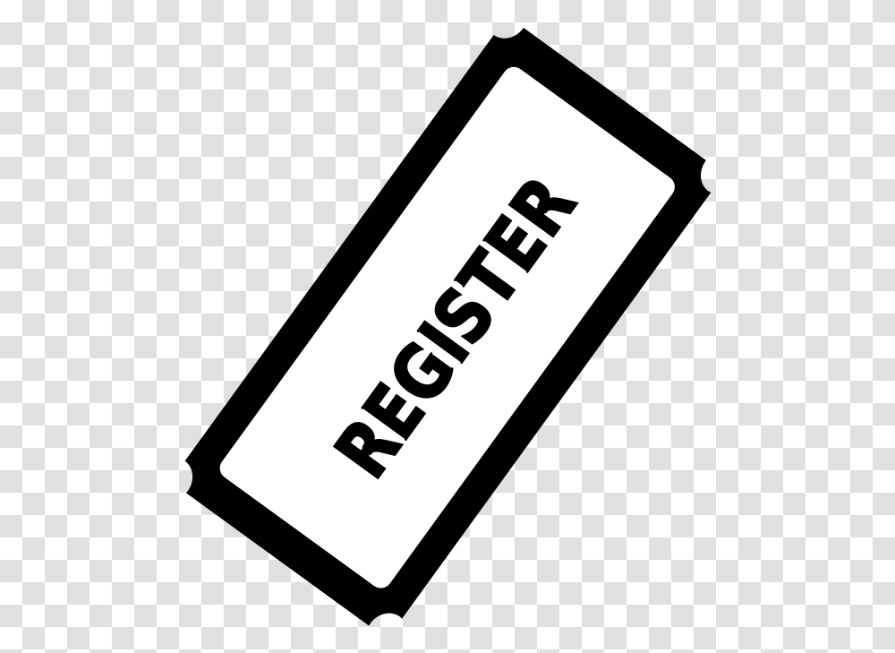 Tickets Clipart Registration Tickets Registration Registration Clipart, Rubber Eraser, Page, Label Transparent Png