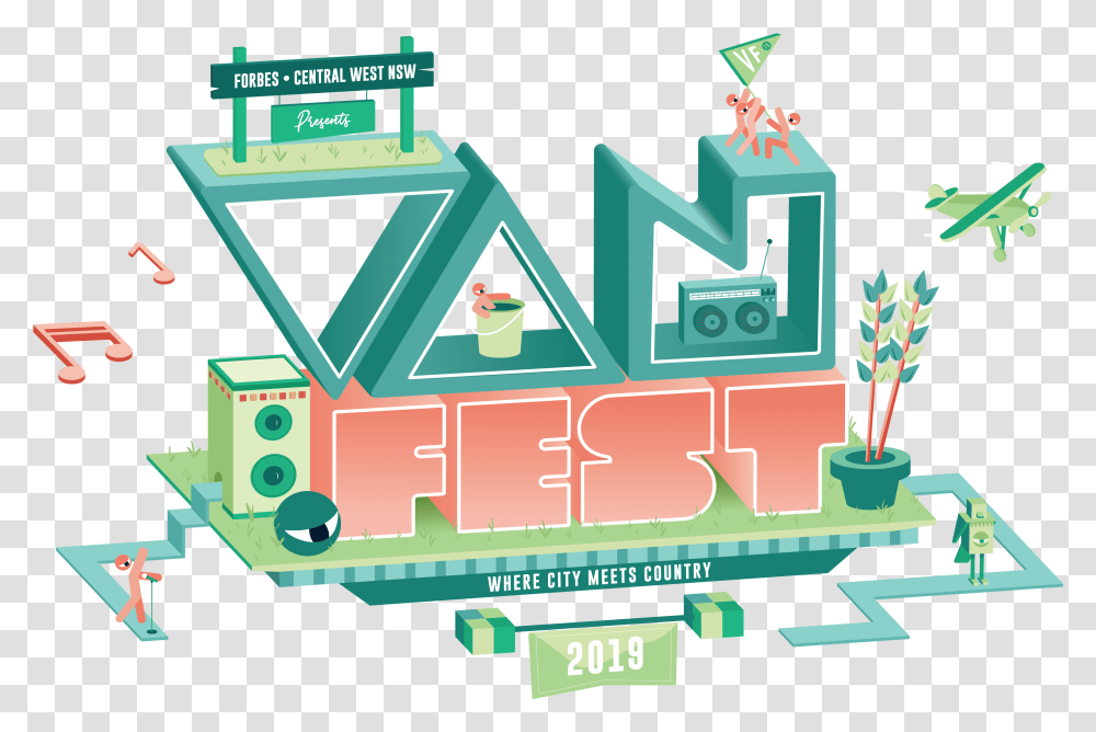 Tickets For Vanfest Music Festival Branding Case Study, Airplane, Vehicle, Transportation, Fire Truck Transparent Png