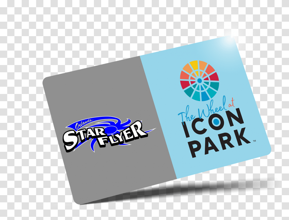 Tickets Packages To Icon Park In Horizontal, Text, Paper, Business Card, Advertisement Transparent Png
