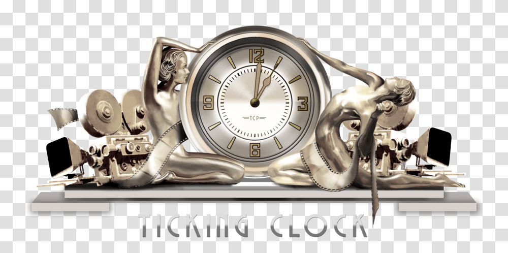 Ticking Clock Primary Logo Colorgradientfont Bold, Wristwatch, Alarm Clock, Clock Tower, Architecture Transparent Png