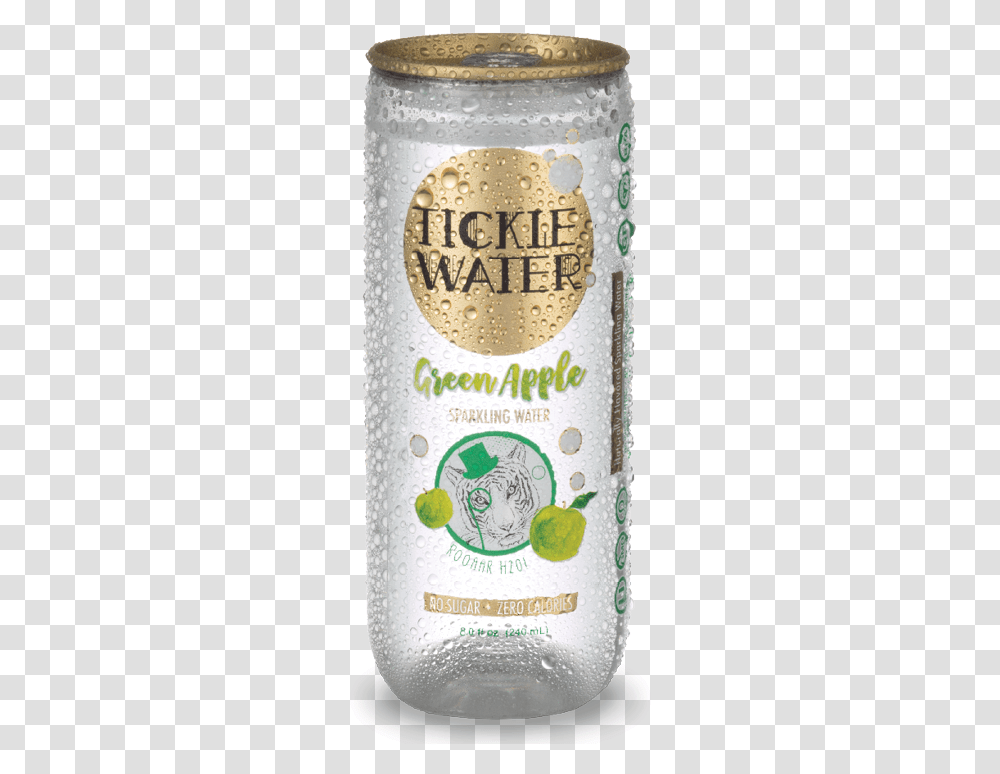 Tickle Water Sparkling Green Apple Bottle, Tin, Rug, Can, Beverage Transparent Png