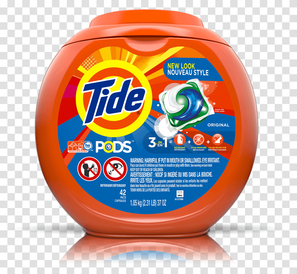 Tide Pods Laundry Detergent Original Scent Tide Pods, Food Transparent Png