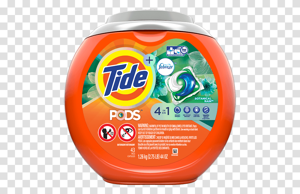 Tide Pods Plus Febreze Laundry Detergent Tide Detergent, Bottle Transparent Png