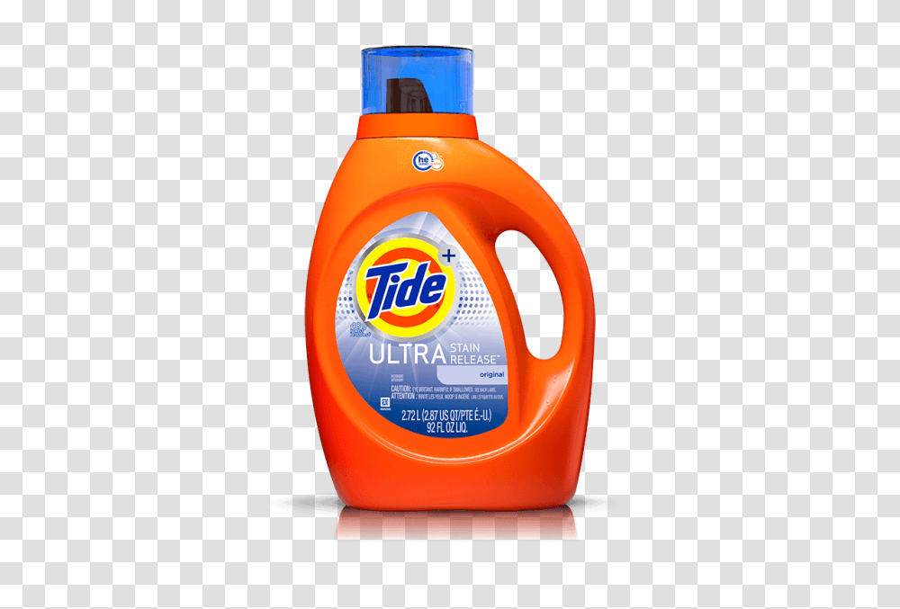 Tide Ultra Stain Release He Liquid Laundry Detergent, Bottle, Sunscreen, Cosmetics, Label Transparent Png