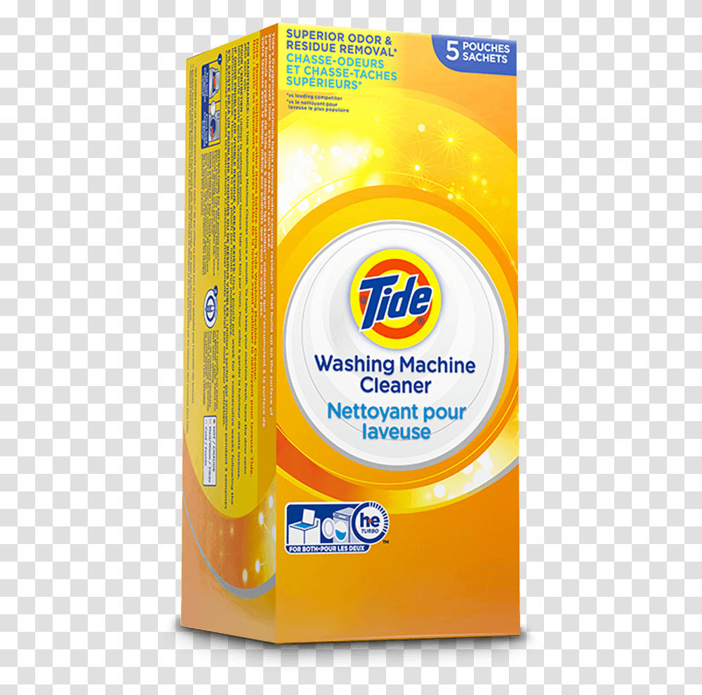 Tide Washing Machine Cleaner Product, Label, Text, Bottle, Cosmetics Transparent Png