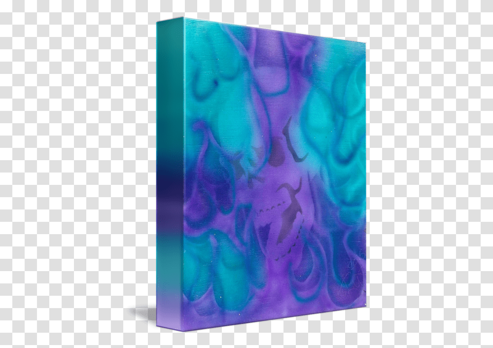 Tie Dye Skull And Flames Vertical, Art, Person, Interior Design, Purple Transparent Png