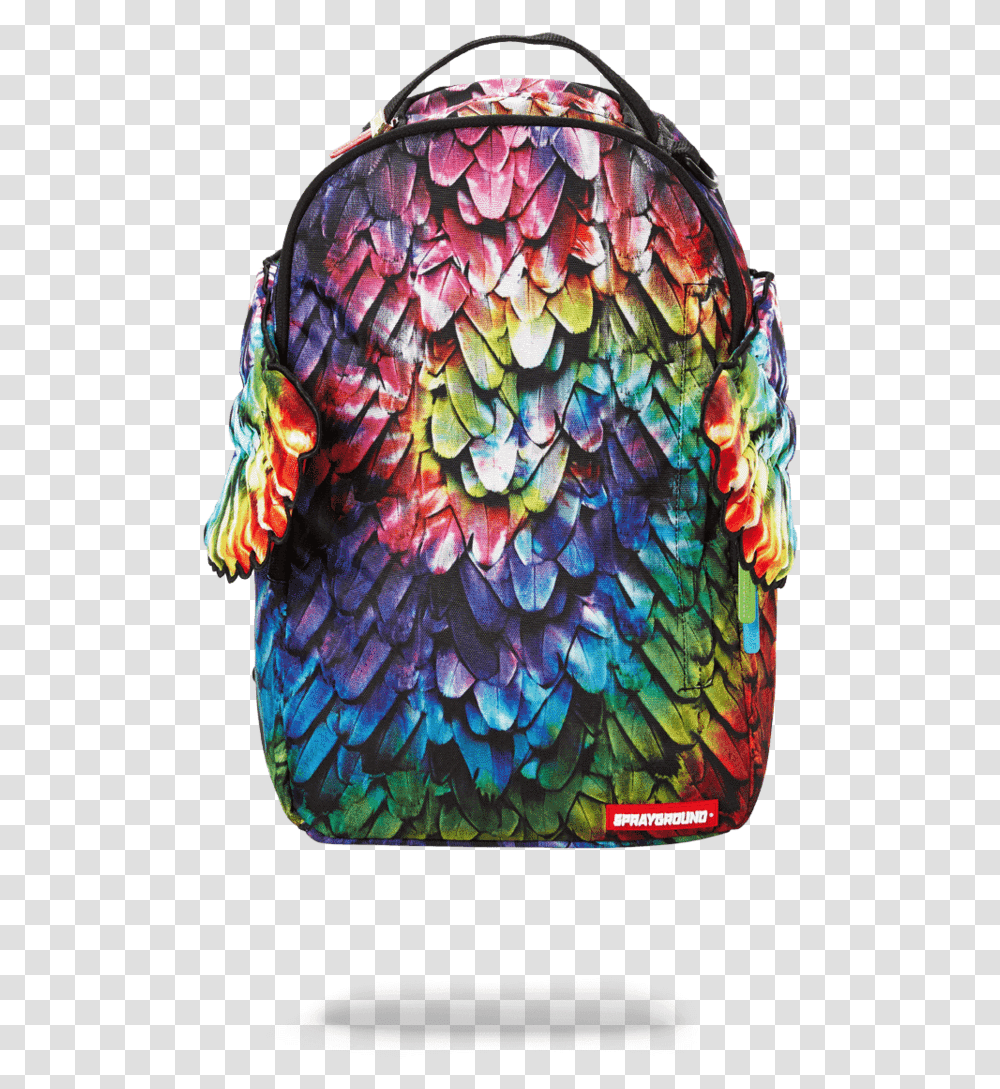 Tie Dye Wings Sprayground Backpack, Bird, Animal, Pineapple Transparent Png