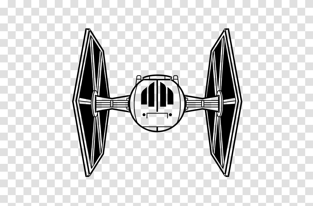 Tie Fighter Rubber Stamp Stampmore, Gray, World Of Warcraft Transparent Png