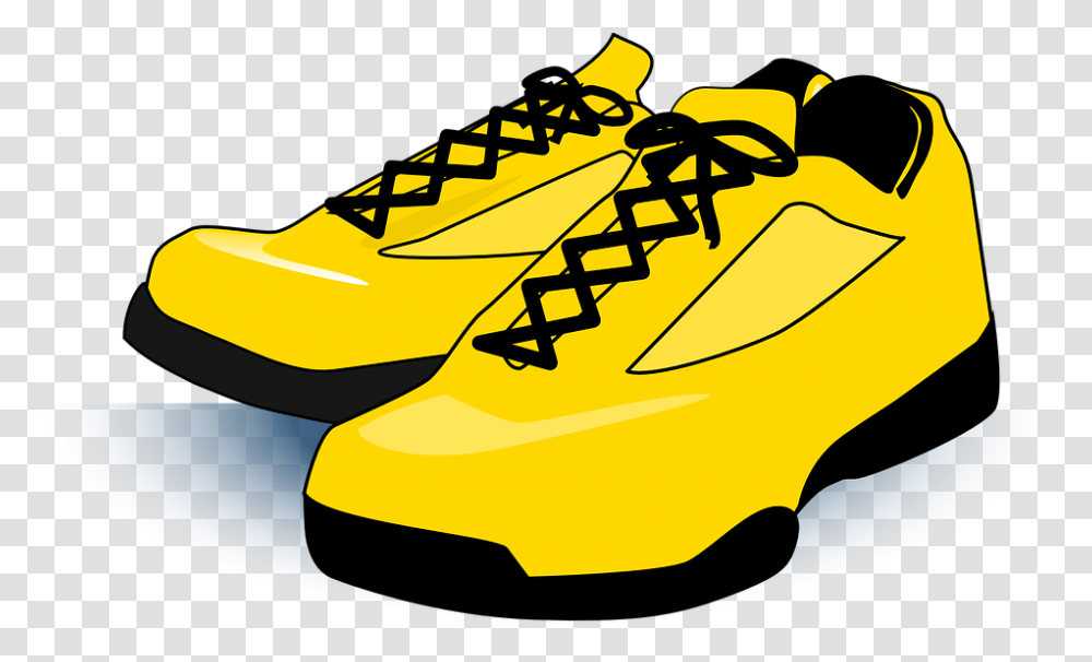 Tied Shoes Clipart Clip Art Images, Apparel, Footwear, Running Shoe Transparent Png