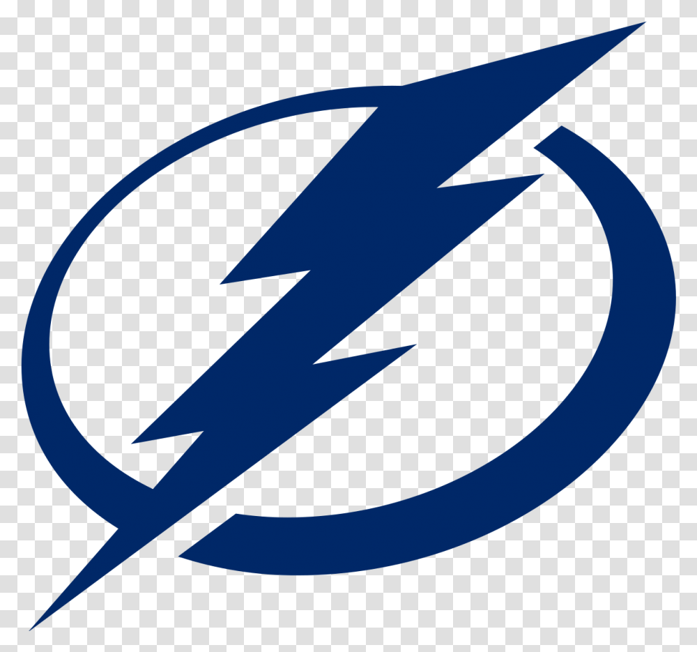 Tied The Eastern Conference Vs Washington Capitals Tampa Bay Lightning Logo, Symbol, Trademark, Airplane, Text Transparent Png