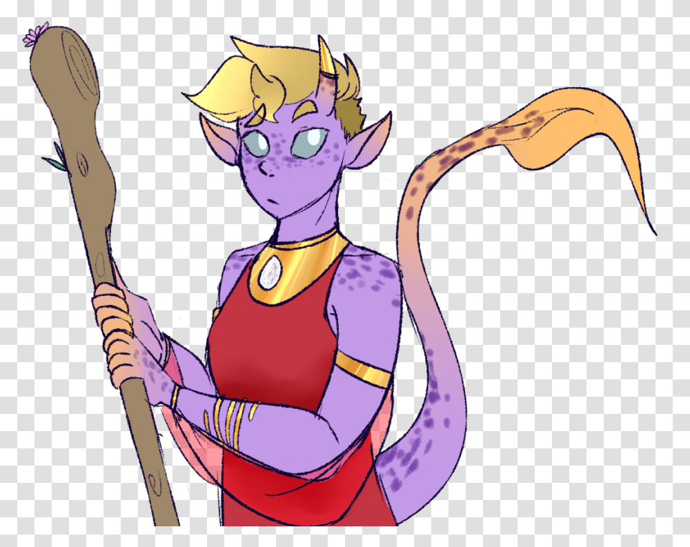 Tiefling Druid Me From A Oneshot I Had Last Night Cartoon, Person, Costume, Light, Comics Transparent Png